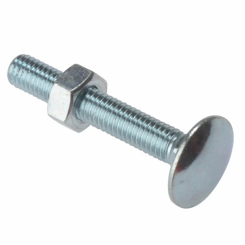 Sanicro 28 Fastener Carriage Bolts Silver Round Head Mild Steel Bolt for Hardware Fitting Manufacturers, Suppliers in Dubai