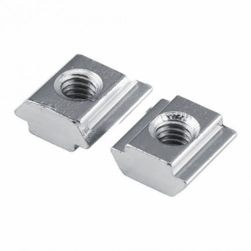 Sanicro 28 Fastener Slotted Nuts Polished Silver Mild Steel Etching Nuts Manufacturers, Suppliers in Dubai