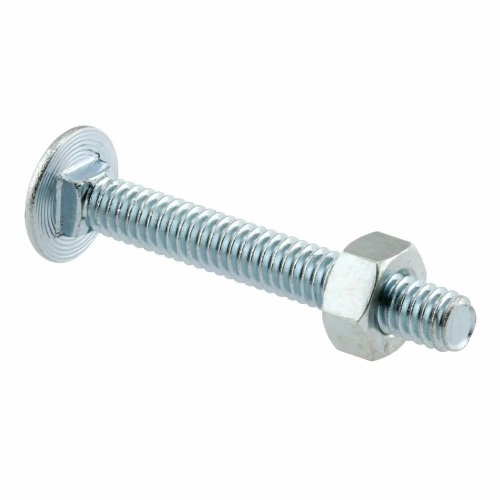 Sanicro 28 Fastener Carriage Bolts Silver Round Head Mild Steel Bolt for Hardware Fitting Manufacturers, Suppliers in Dubai