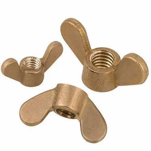 Cupro Nickel Fasteners Wing Nuts with Custom Size and Thread Options Manufacturers, Suppliers in Dubai