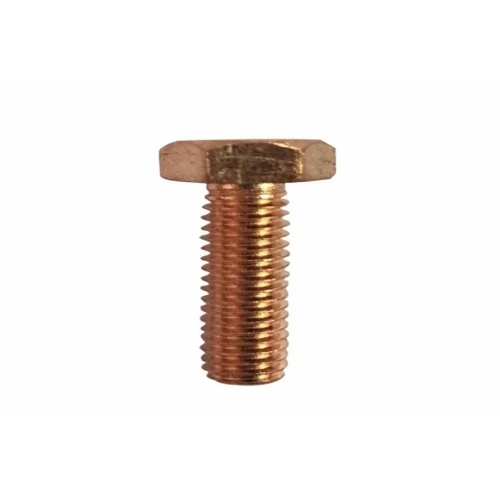 Cupro Nickel Fasteners Hex Bolts 16mm Copper M100 Full Thread Hexagonal Bolt Golden Color Manufacturers, Suppliers in Dubai