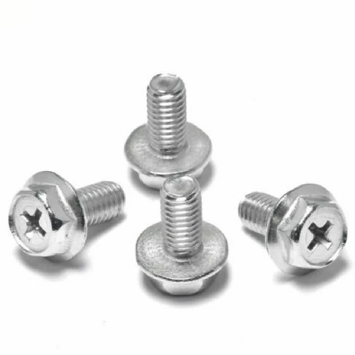Sanicro 28 Fastener Hex Flange Screws Zinc Plated Hex Phillips Head Flange Screws Manufacturers, Suppliers in Dubai