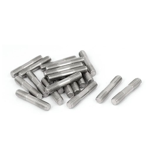 Astm A325 Fasteners Double End Stud Bolts Stainless Steel Round Head Half Thread Bolt Silver For Commercial Use Manufacturers, Suppliers in Dubai