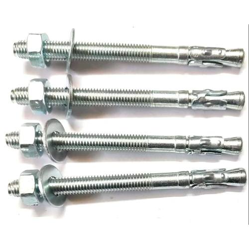 Astm A325 Fasteners Wedge Anchors Polished Metal Industrial Components Silver Manufacturers, Suppliers in Dubai