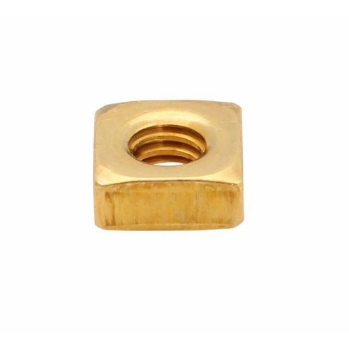 Cupro Nickel Fasteners Square Nuts 1 Inch Square Brass Hardware Fitting Polished Surface Golden Color Manufacturers, Suppliers in Dubai
