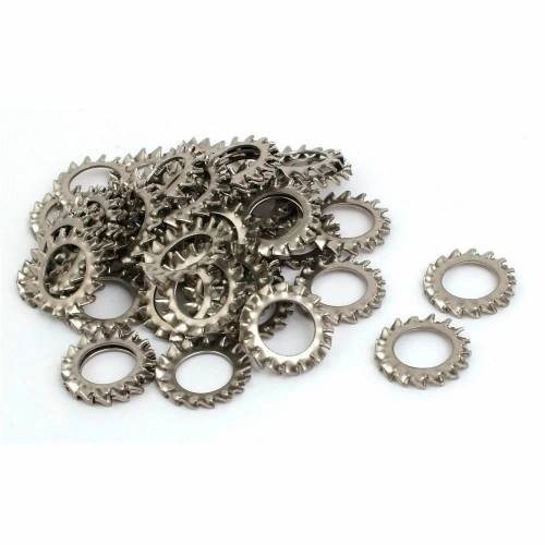 Duplex Steel Serrated Washers SS 304 Grade Electroplated Metal Coated Round Washer 6mm Inner Diameter 17mm Outer Diameter 1mm Thickness Custom Size Available Manufacturers, Suppliers in Dubai
