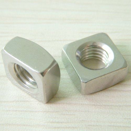 Super Duplex Square Nuts 304 Stainless Steel Square Nut with Nikel Chrome Finish Silver Broaching Grade Manufacturers, Suppliers in Indonesia