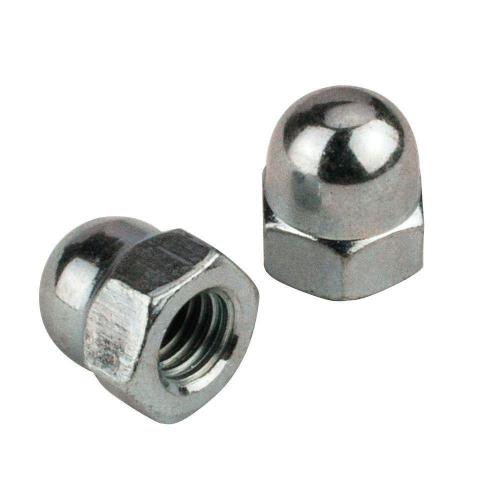 Smo 254 Fasteners Dome Nuts M6 Dome Shape Stainless Steel SS202 Rust Proof Galvanized Surface Finish Manufacturers, Suppliers in Dubai