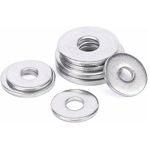 Super Duplex Flat Washers UNS 32760 1MM Buffed Finish Round 8MM ID 10MM OD Silver Chrome Manufacturers, Suppliers in Indonesia