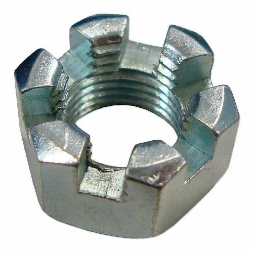 Smo 254 Fasteners Slotted Nuts Custom Size SS Head Thread Industrial Use Silver Color Manufacturers, Suppliers in Dubai
