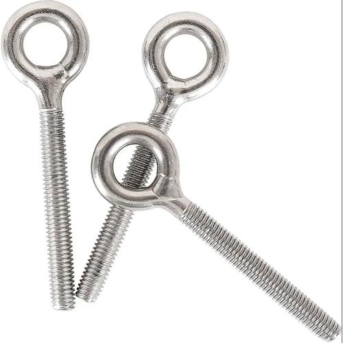 Alloy 20 Fasteners Eye Bolts Stainless Steel Round Head Bolts Silver Color Construction Use Manufacturers, Suppliers in Dubai