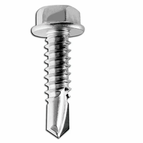 Duplex Steel Self Tapping Screws Stainless Steel Fully Threaded Hex Head Silver Color Corrosion and Rust Proof for Construction Use Manufacturers, Suppliers in Dubai