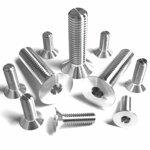 Duplex Steel Countersunk Screws 2205 31803 32750 Material Custom Size Silver Color Industrial Construction Use Manufacturers, Suppliers in Dubai