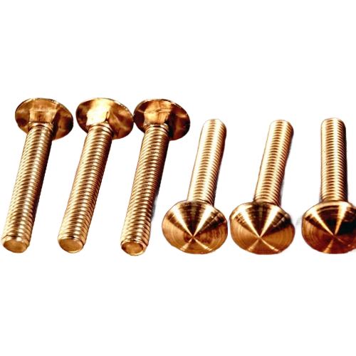 Cupro Nickel Fasteners Carriage Bolts Copper and Nickel Round Head Industrial Fasteners M3 to M72 Manufacturers, Suppliers in Dubai