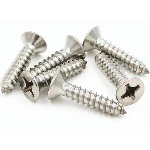 Titanium Fastener Self Tapping Screws Self Tapping Round Philips Drive Bolt MS SS Silver Finish Cardboard Box Packaging Manufacturers, Suppliers in Bahrain