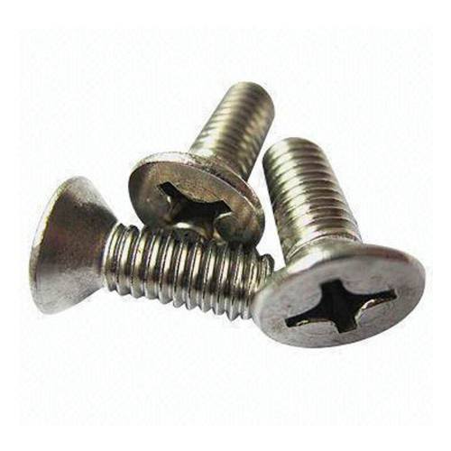 Super Duplex Phillips Head Screws Mild Steel Phillips Head Nickel Finish Hardware Fitting 20MM Onwards Size Manufacturers, Suppliers in Indonesia
