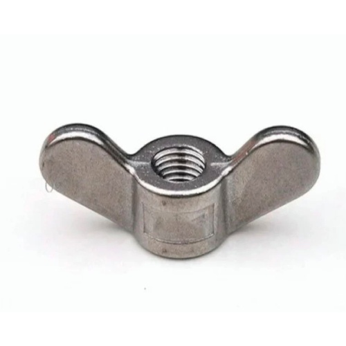 Duplex Steel Wing Nuts Silver Stainless Steel Round M7 Bolt with 3 Point 5 Thread Size Manufacturers, Suppliers in Dubai