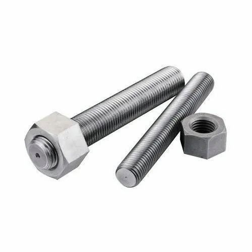 Smo 254 Fasteners Stud Bolts 16mm Alloy Steel Bolt Black Surface Treatment Industrial Use Pan India Manufacturers, Suppliers in Dubai