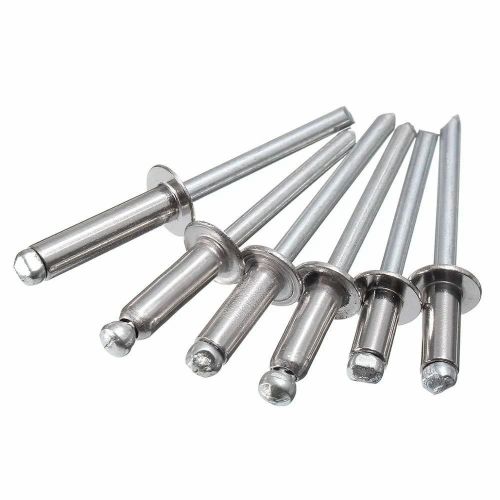 Duplex Steel Blind Rivets SS 304 SS 316 Round Head Rivets 3 MM to 8 MM Industrial Silver Plastic Bag Manufacturers, Suppliers in Dubai