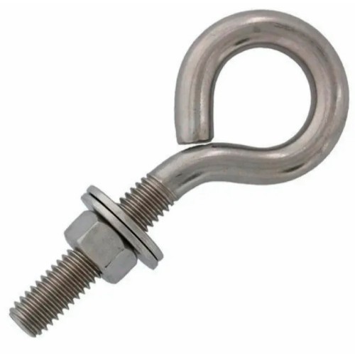 Monel Fastener Hook Bolts M10 Stainless Steel Screw Thread 60MM Hot Dip Galvanized HDG Pitch Tapping Drill Size 6MM DIN ASTM Standards Manufacturers, Suppliers in Nigeria