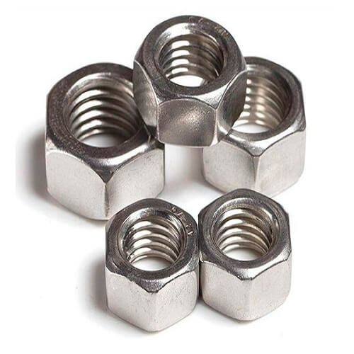 Duplex Steel Jam Nuts Industrial Hexagonal Stainless Steel 304 Nuts 1mm Nominal Diameter Rust Proof Manufacturers, Suppliers in Dubai