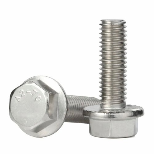 Super Duplex Hex Flange Bolts 6MM to 50MM DIA 6MM to 12MM Length 10MM to 50MM Adhesive Coating As Per Customer Requirement Manufacturers, Suppliers in Indonesia