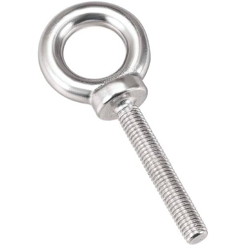Smo 254 Fasteners Eye Bolts M6 M36 Eye Bolt Mild Steel Full Thread Round Shape Silver Color Industrial Use Manufacturers, Suppliers in Dubai