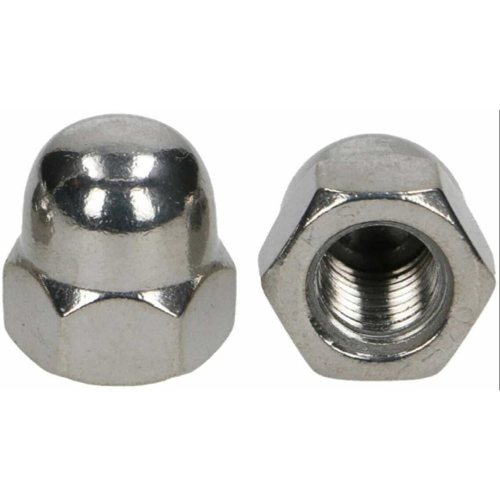 Inconel 925 Fasteners Cap Nuts M10 Dome Shaped Silver Hardware Fitting With Polished Surface Finish Manufacturers, Suppliers in Dubai