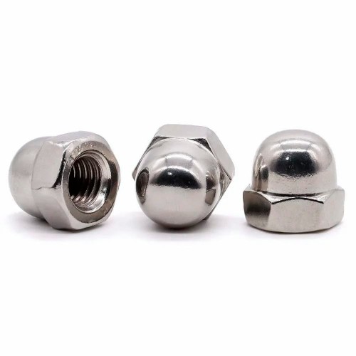Nickel Alloy Fasteners Cap Nuts Polished Dome Shaped 2 Inch Industrial Components 4mm Diameter Manufacturers, Suppliers in Indonesia