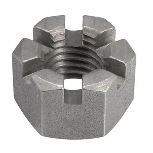 Inconel 925 Fasteners Castle Nuts Silver Inconel Hex Shape Chrome Plated Fasteners Manufacturers, Suppliers in Dubai