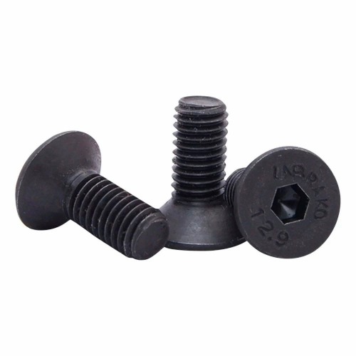 High Tensile Fasteners Countersunk Head Bolts High Tensile Steel M22 Bolt Black Oxide Finish Manufacturers, Suppliers in Mumbai