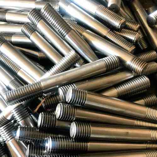 High Tensile Fasteners Double End Stud Bolts High Tensile Steel Commercial Fasteners Silver Color Manufacturers, Suppliers in Mumbai