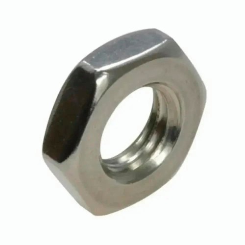 High Tensile Fasteners Lock Nuts High Tensile Mild Steel Lock Nut With Self Locking Mechanism 15mm Hex Silver Grade 8.8 For Vibration Resistant Connections Manufacturers, Suppliers in Mumbai