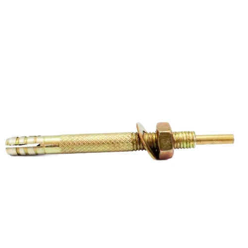 Pin Anchor Bolts Mild Steel M8 50mm Length Golden Polished Bolts For Connecting Structural And Non Structural Elements To Concrete Manufacturers, Suppliers in Dubai