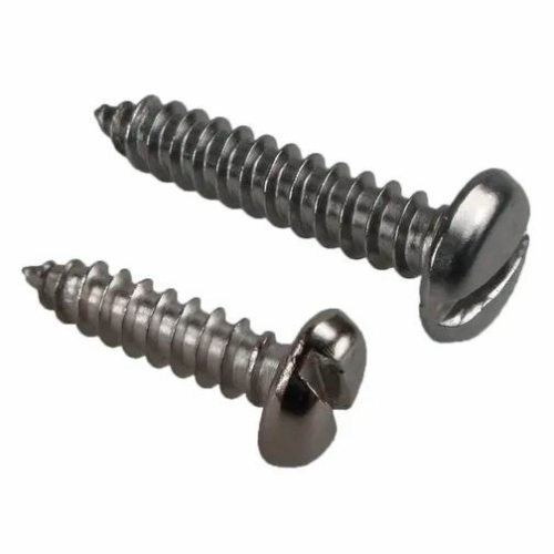 Nickel Alloy Fasteners Self Tapping Screws Silver Components With Optimum Finish For Furniture And Hardware Fittings Manufacturers, Suppliers in Indonesia