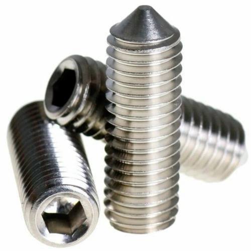 Nickel Alloy Fasteners Socket Set Screws High Tensile Strength Nickel Alloy Full Thread Fasteners Medium To High Hardness Manufacturers, Suppliers in Indonesia