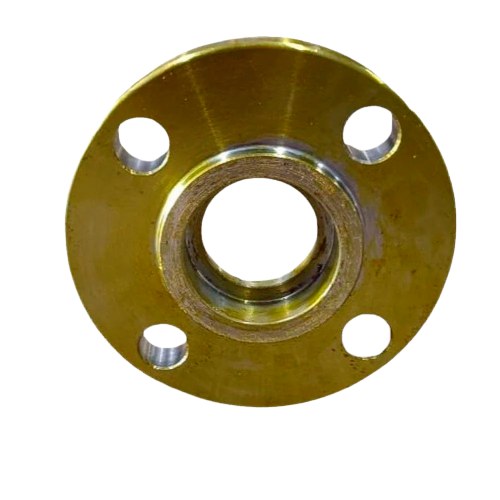 Mild steel Socket Weld Flanges 3inch Mild Steel ASTM A105 Socket Weld Flange EN 8 Golden Polished Surface 270 psi Rated Pressure With 4 Holes For Pipe And Equipment Connections Manufacturers, Suppliers in Dubai