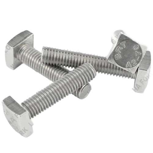 Inconel 925 Fasteners Square Head Bolts 80mm Full Thread Bolts Square Head Shape Polished Surface Finish Manufacturers, Suppliers in Dubai