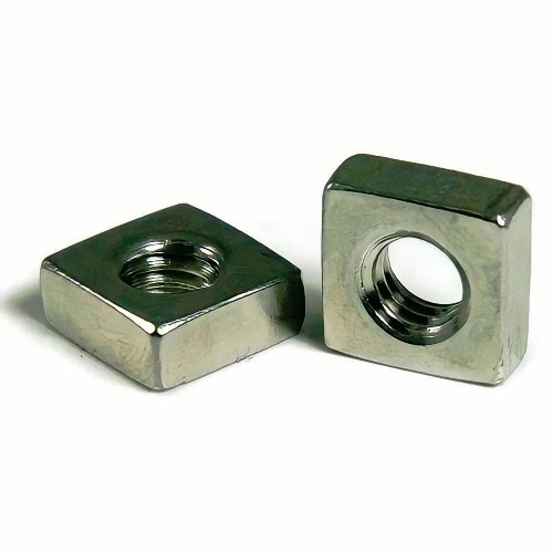 Nickel Alloy Fasteners Square Nuts Square Shape SS304 Polished Industrial Components M3 Size Manufacturers, Suppliers in Indonesia