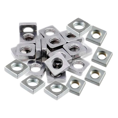 SS 904l Fasteners Square Nuts Stainless Steel 2MM Square Drilling Nut Silver Color Manufacturers, Suppliers in Oman