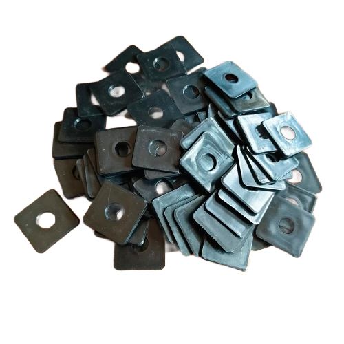 Alloy 20 Fasteners Square Washers Plastic Square Sealing Component 10mm Inner Diameter Black Matte Finish Paint Coated Manufacturers, Suppliers in Dubai