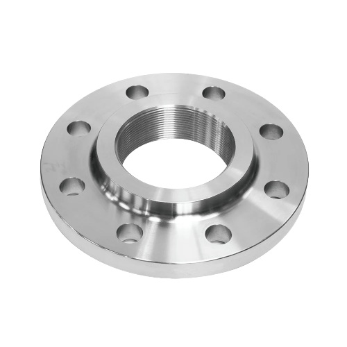 Carbon steel Threaded Flanges ASTM A105 Round Shape 8 Holes Silver Color Polish Finish For Industrial Use Manufacturers, Suppliers in Dubai