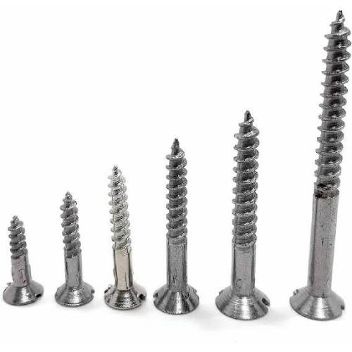 Nickel Alloy Fasteners Wood Screws Round Head Half Thread Cut Thread Or Die Rolled Components Manufacturers, Suppliers in Indonesia
