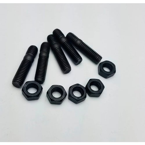 Alloy A286 Fasteners Double End Stud Bolts Alloy Steel Industrial Products Black Color Manufacturers, Suppliers in Dubai