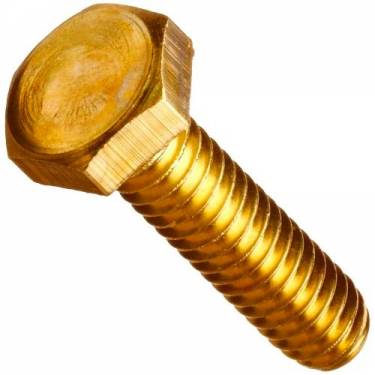 Alloy 20 Fasteners Hex Bolts Golden Bronze Hex Head Screws Industrial Application Manufacturers in Dubai