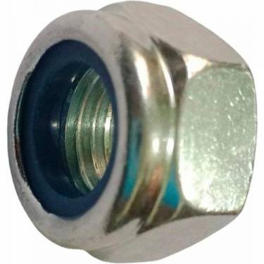 Alloy A286 Fasteners Nylon Insert Nuts M10 Threaded Hexagonal Nut White Travelant Manufacturers in Dubai
