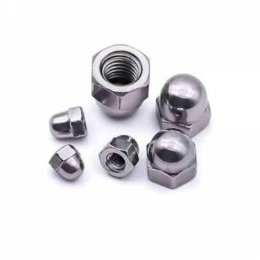 Astm A325 Fasteners Dome Nuts Stainless Steel Nut Covers SS 304 Grade Rust Resistant For Clean Appearance Manufacturers in Dubai
