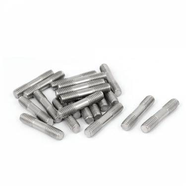 Astm A325 Fasteners Double End Stud Bolts Stainless Steel Round Head Half Thread Bolt Silver For Commercial Use Manufacturers in Dubai