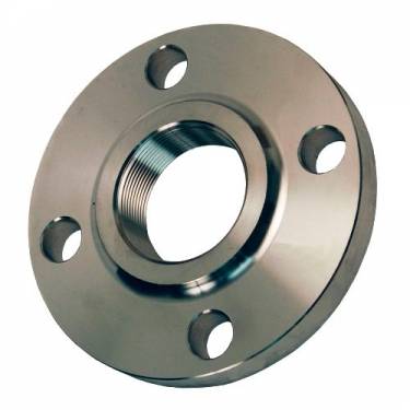 Carbon steel Threaded Flanges ASTM A105 Round Shape 8 Holes Silver Color Polish Finish For Industrial Use Manufacturers in Dubai