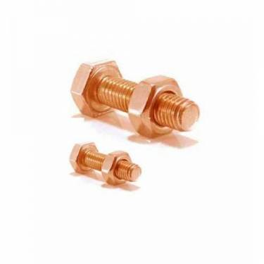 Cupro Nickel Fasteners Jam Nuts 30 MM Diameter Cupro Nickel Hex Head Nut Bolt Box Packaging Manufacturers in Dubai